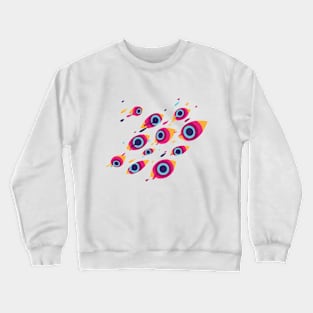 Occhietti curiosi Crewneck Sweatshirt